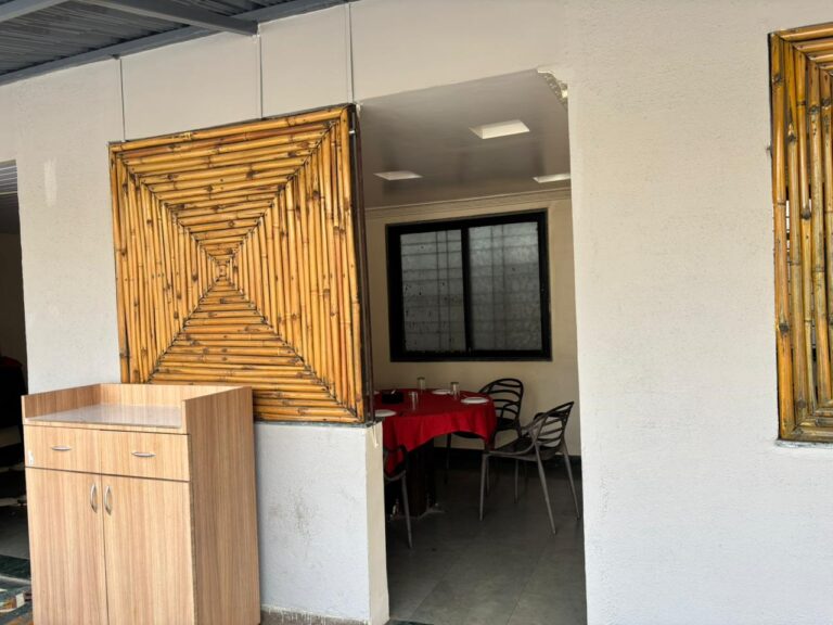 Personal cottage section for private dining and celebrations at Shivrudra Hotel Lohegaon Pune